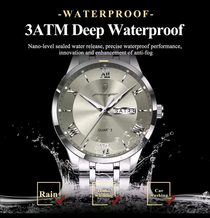 TOS Stainless Steel Quartz Watch
